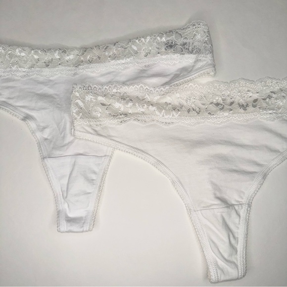 NWOT M&S EU 40 S/M PANTIE UNDERWEAR LINGERIE WHITE NEUTRAL - Picture 6 of 9